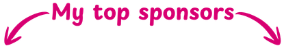 My top sponsors